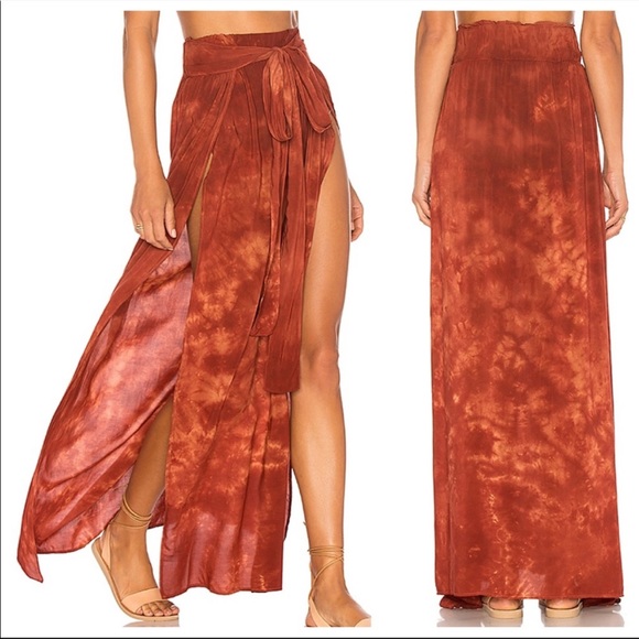 Blue Life Grace Wrap Skirt Coral Bay Maxi